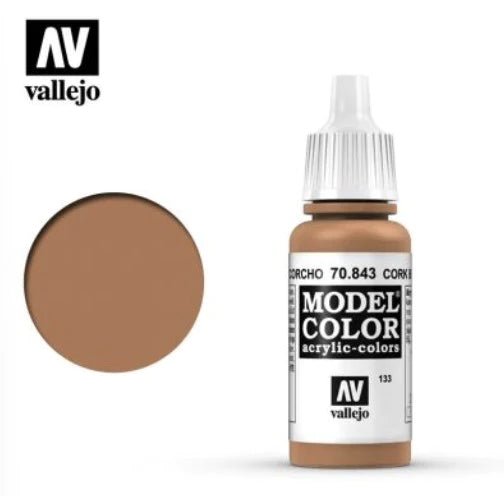 Vallejo Model Color 17ml 843 Cork Brown - Access Models