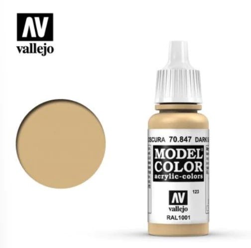 Vallejo Model Color 17ml 847 Dark Sand - Access Models
