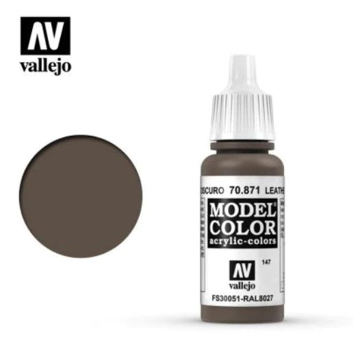 Vallejo Model Color 17ml 871 Leather Brown - Access Models