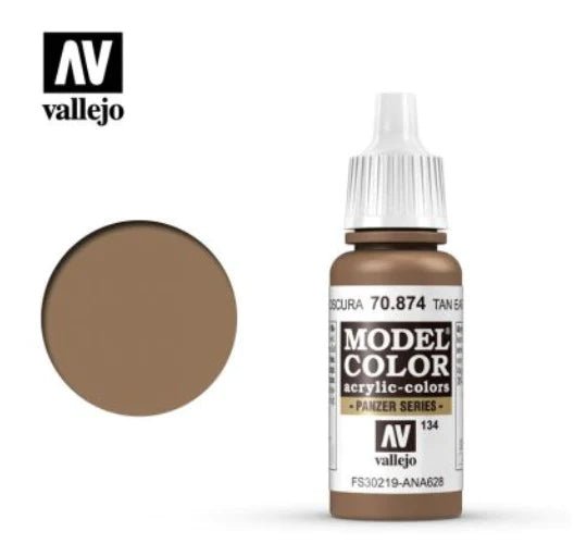 Vallejo Model Color 17ml 874 Usa Tan-Earth - Access Models