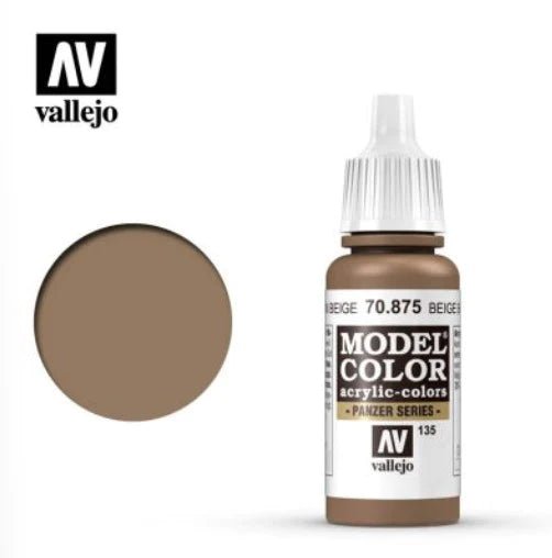 Vallejo Model Color 17ml 875 Beige Brown - Access Models