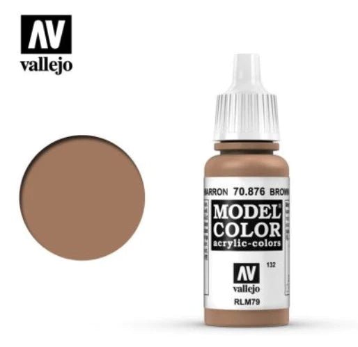 Vallejo Model Color 17ml 876 Brown Sand - Access Models