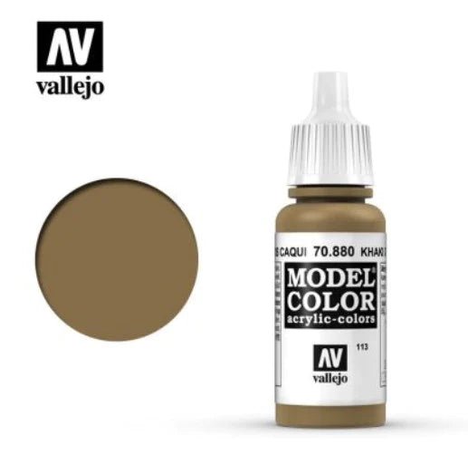 Vallejo Model Color 17ml 880 Khaki Grey - Access Models