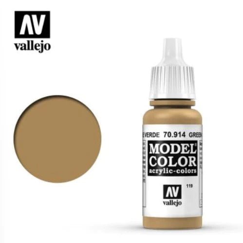 Vallejo Model Color 17ml 914 Green Ochre - Access Models