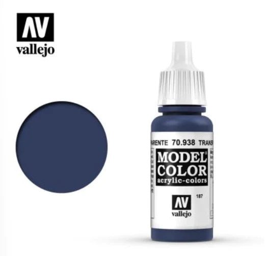 Vallejo Model Color 17ml 938 Transparent Blue - Access Models