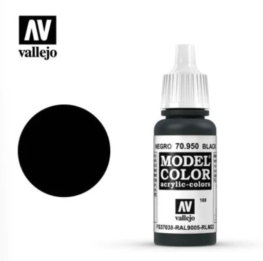Vallejo Model Color 17ml 950 Black - Access Models