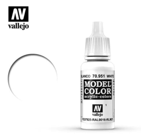 Vallejo Model Color 17ml 951 White - Access Models