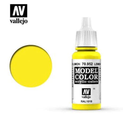 Vallejo Model Color 17ml 952 Lemon Yellow - Access Models