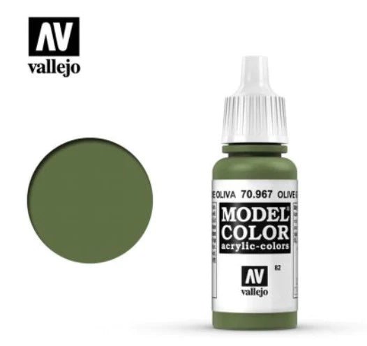 Vallejo Model Color 17ml 967 Olive Green - Access Models