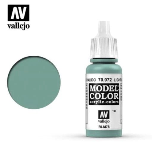 Vallejo Model Color 17ml 972 Light Green Blue - Access Models
