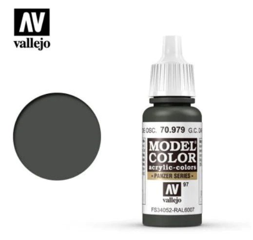 Vallejo Model Color 17ml 979 Germ. Cam. Dark Green - Access Models