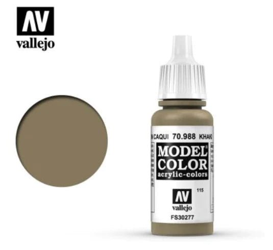 Vallejo Model Color 17ml 988 Khaki - Access Models