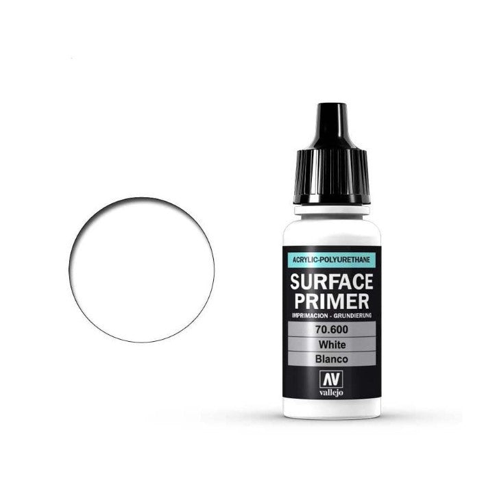 Vallejo Surface Primer 17ml 600 White - Access Models