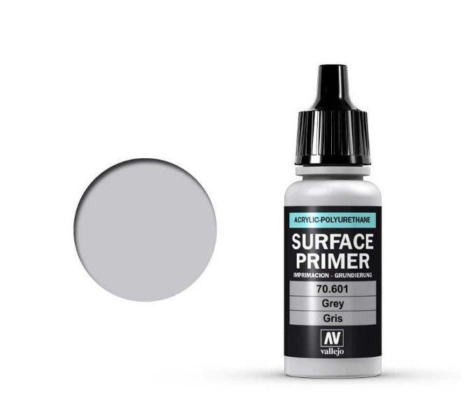 Vallejo Surface Primer 17ml 601 Grey - Access Models