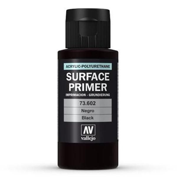 Vallejo Surface Primer (60ml) Black 602 - Access Models