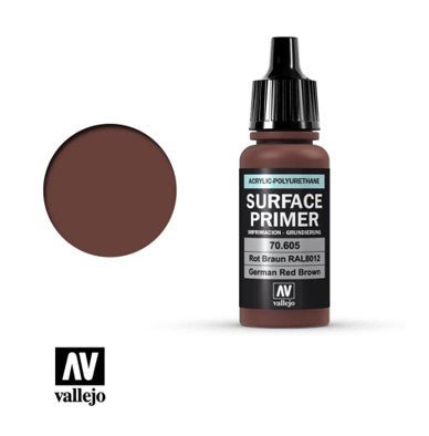 Vallejo Surface Primers 605 German Red Brown - Access Models