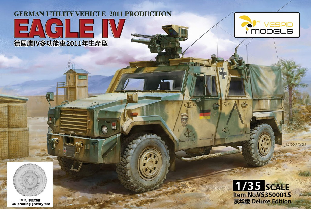 Vespid 1:35 SCALE German Eagle IV Utility Vehicle 2011 production (Deluxe Edition) VS35001S - Access Models