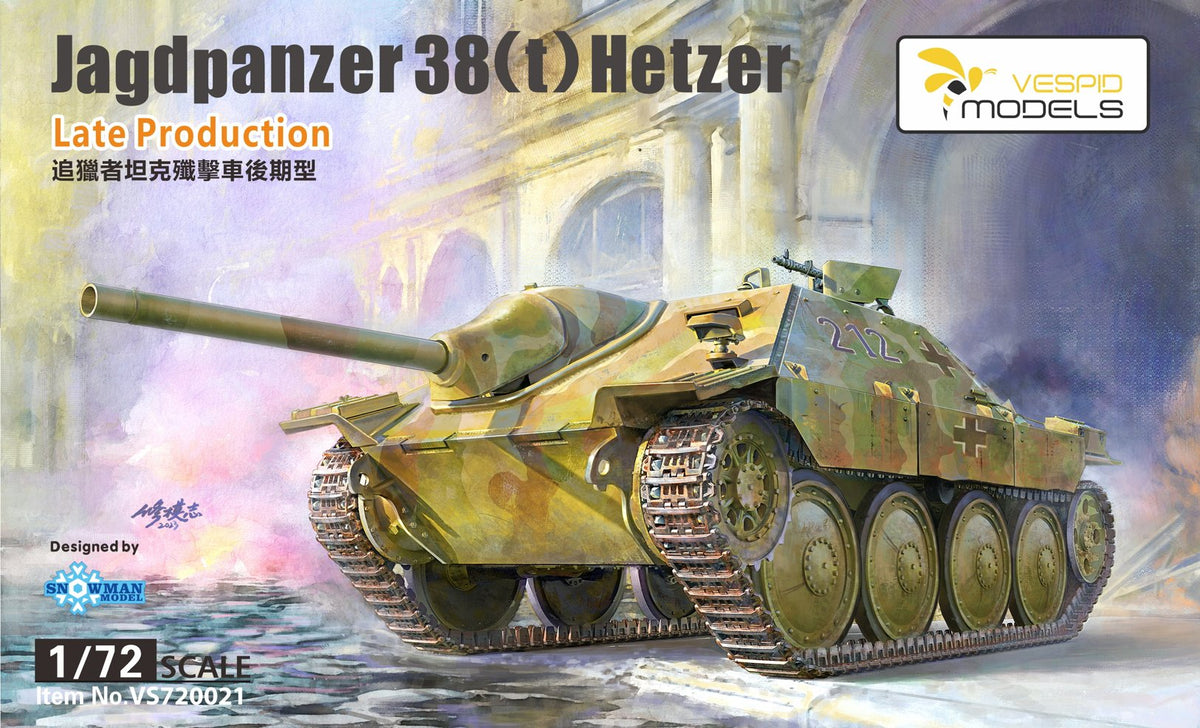 Vespid 1:72 SCALE Jagdpanzer 38(t) Hetzer Late Production VS720021 - Access Models