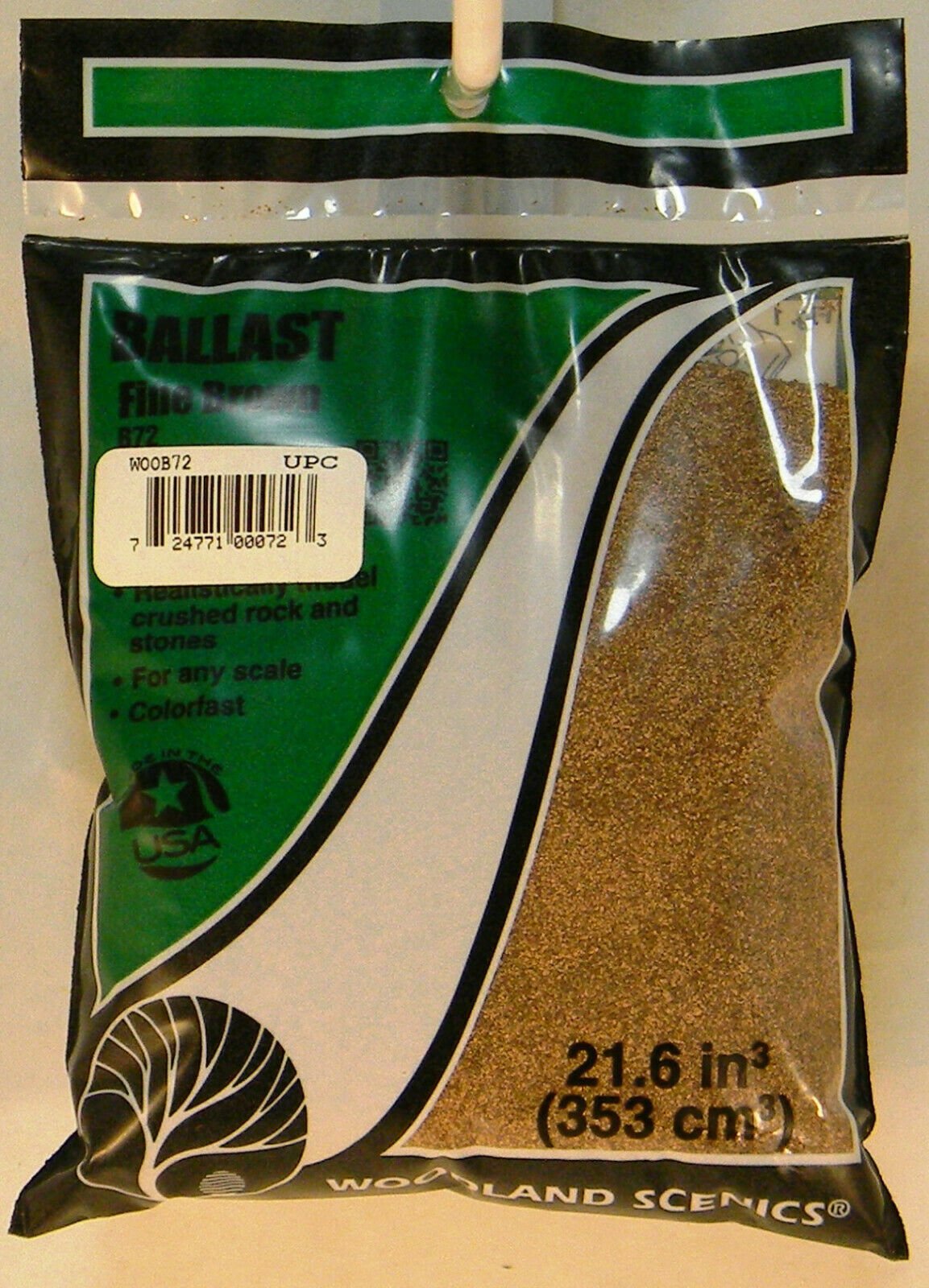 Woodland Scenics Brown Fine Ballast (Bag) B72 - Access Models