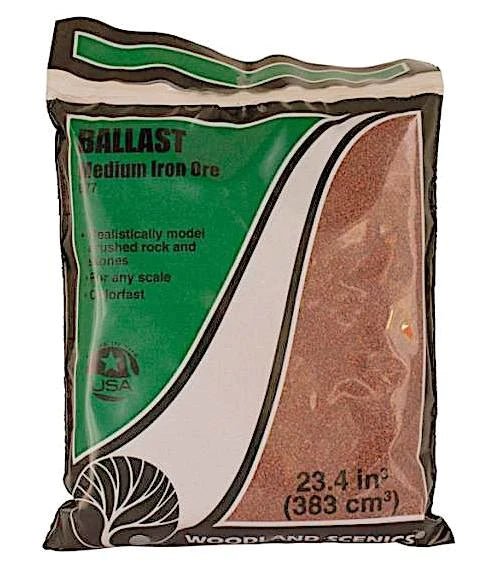 Woodland Scenics Iron Ore Medium Ballast (Bag) B77 - Access Models