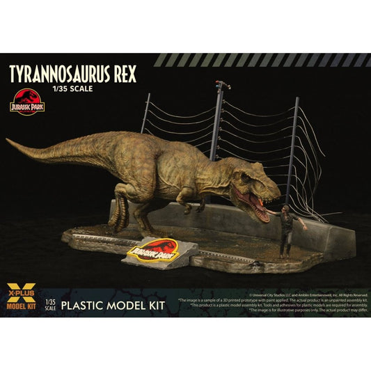 X-Plus 1/35 Jurassic Park Tyrannosaurus Rex XP411-200130C - Access Models